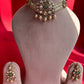 Mint Green Pearl Moissanite Necklace Set VNN528