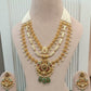 Heritage 3 Layered  Jadau Necklace  Set VNN530