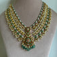 Multi Jadau 3 Layered Necklace Set VNN532