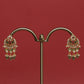 Multi Jadau Round Pendant Pearl Necklace Set VNN534