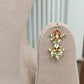 Lotus Peacock Jadau Necklace Set VNN539