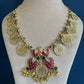 Rubi Mango Gold Coin Necklace Set VNN566