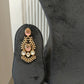 Pink Stone Layered Polki Necklace Set VNN571