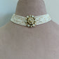 Yellow Polki Pendant Chokar Set VNN572