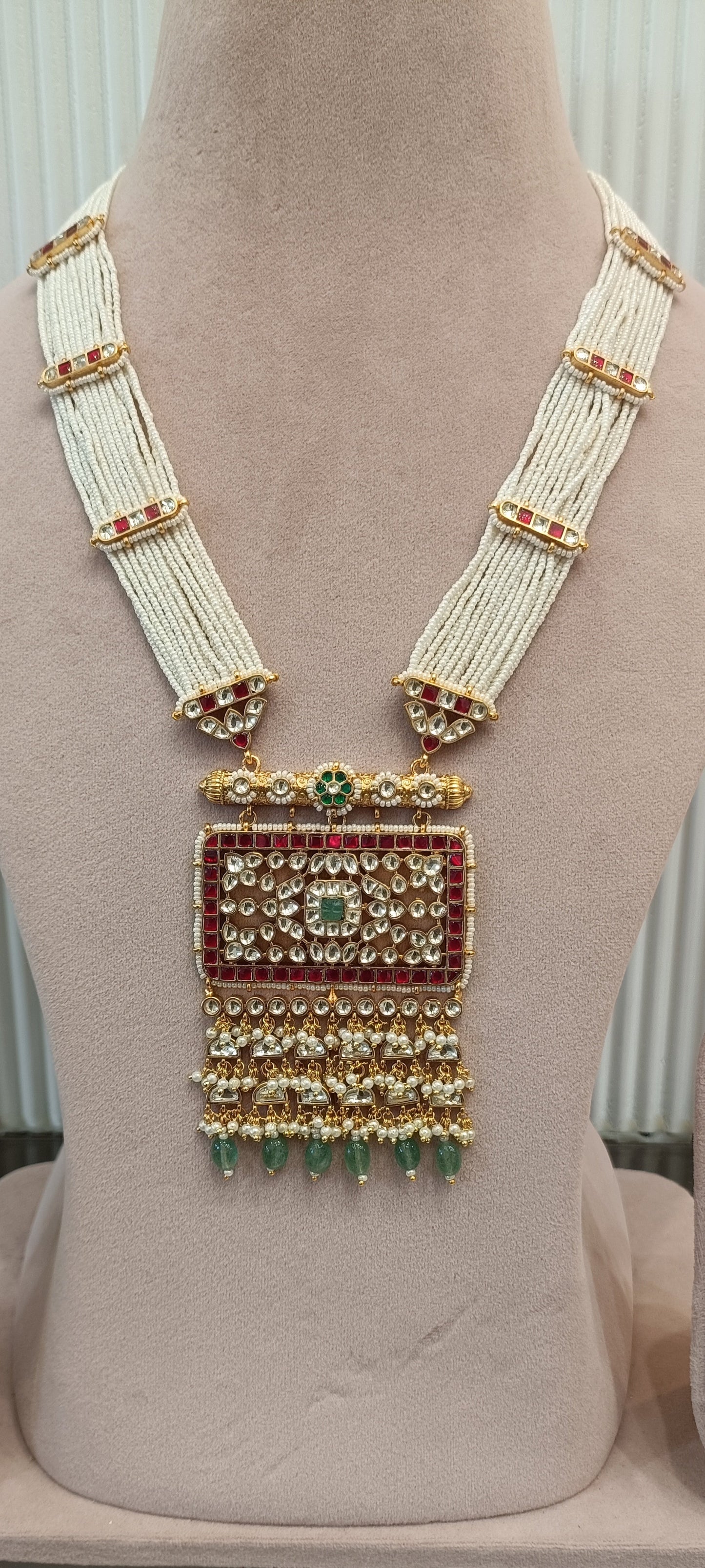 Traditional Jadau Rani Necklace Set VNN578