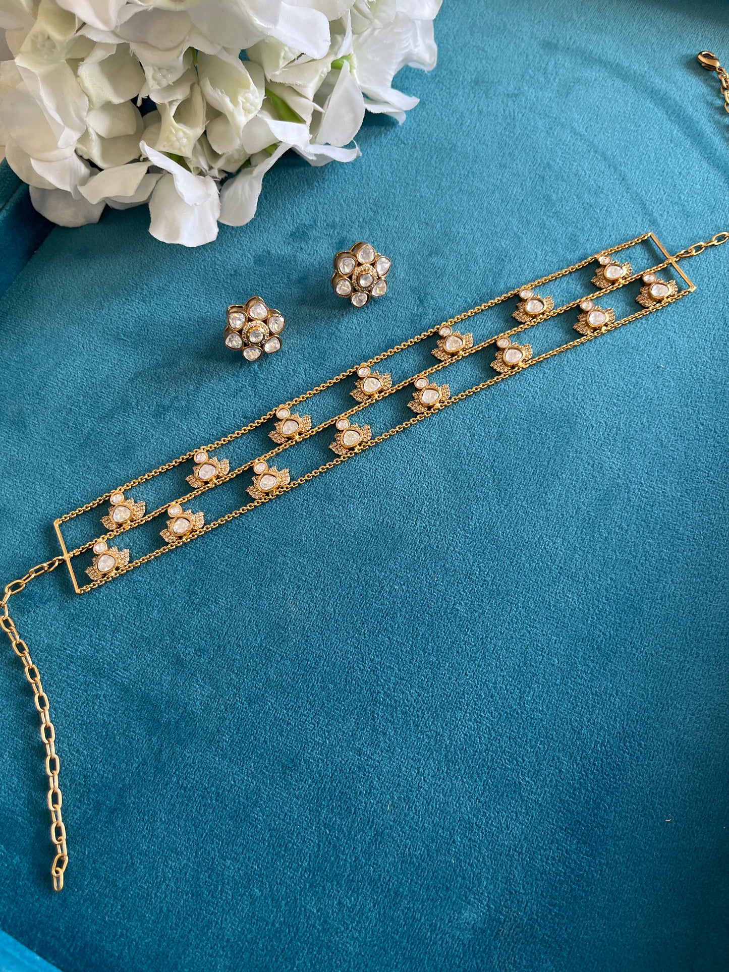 Leaf Shape Chain Double Set VNN580