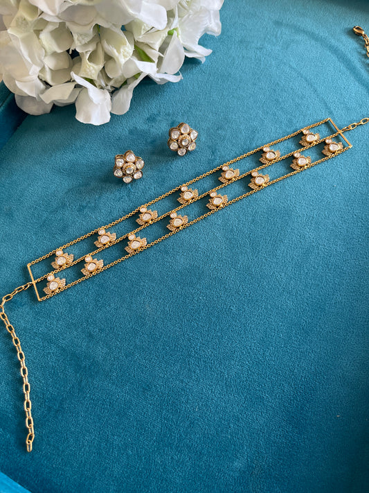 Leaf Shape Chain Double Set VNN580