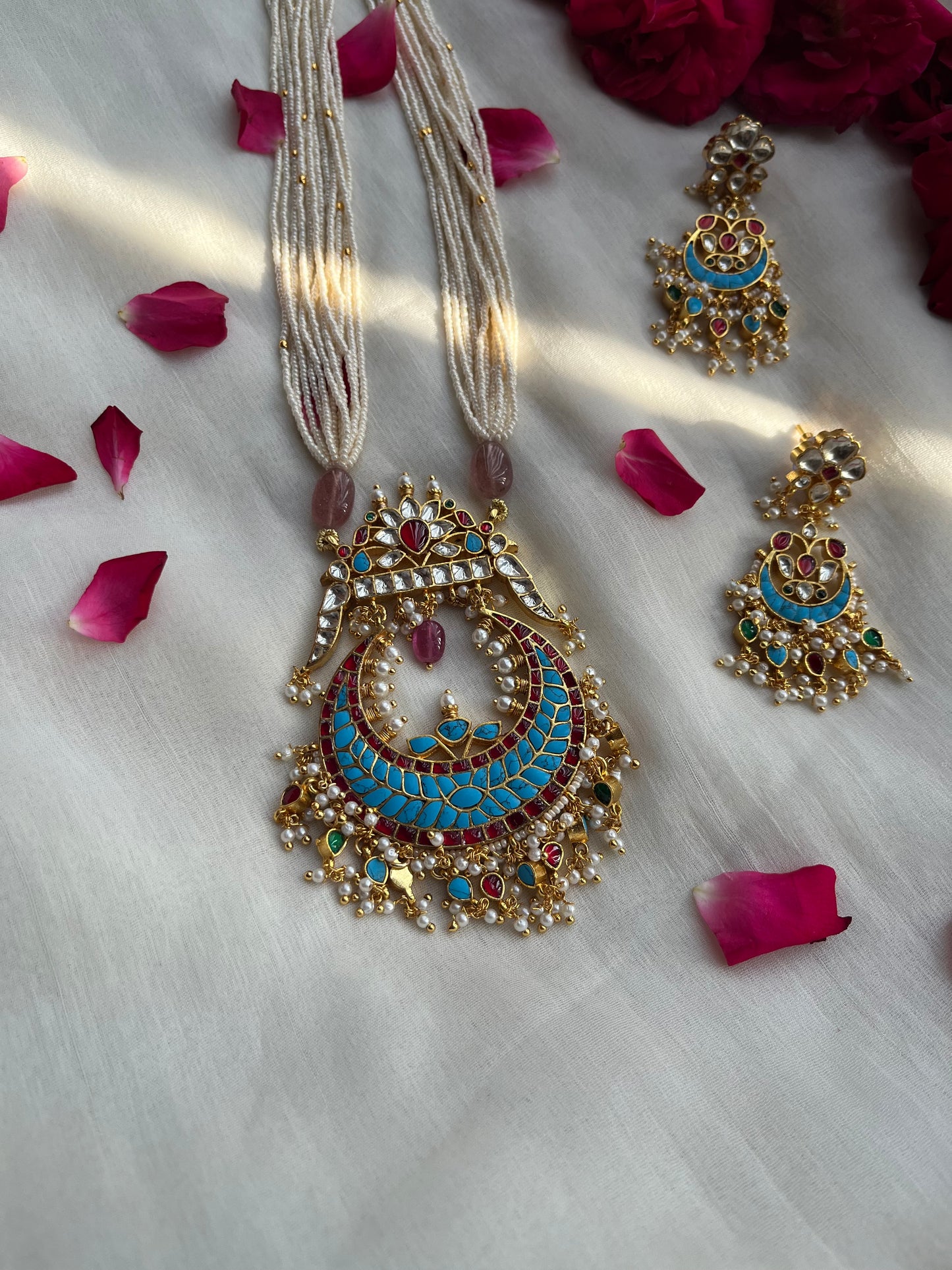 Firoza Chand Pearl Long Set VNN587