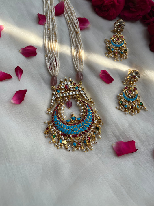 Firoza Chand Pearl Long Set VNN587
