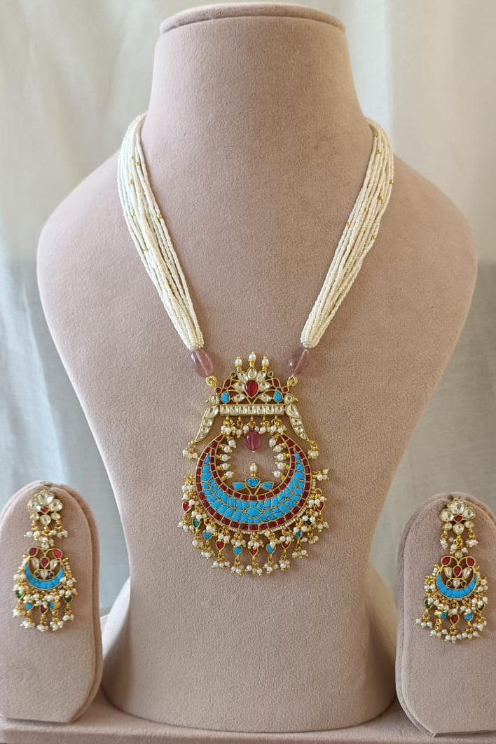 Firoza Chand Pearl Long Set VNN587