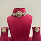 Multi Strand Beads Floral Polki Chokar Set VNN603