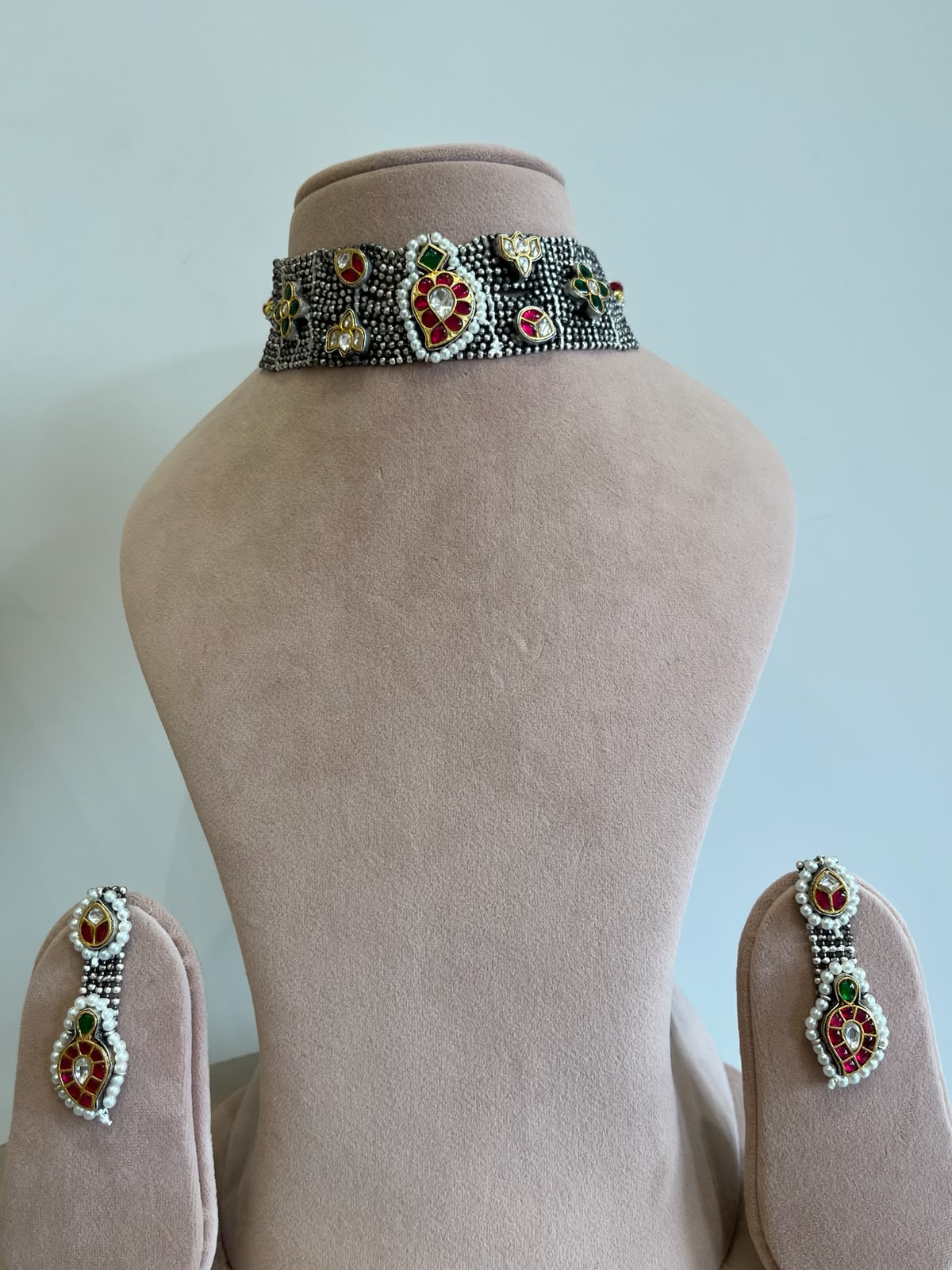 Morbagh Fusion Chokar Necklace Set VNN610
