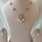Antique Polki Pendant Chain Necklace Set VNN615
