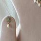 Antique Polki Pendant Chain Necklace Set VNN615