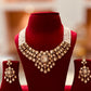 Moissanite Polki Pearl Bridal Set VNN619