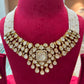 Moissanite Polki Pearl Bridal Set VNN619