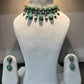 Mint Green Stone Polki Choker Set VNN625