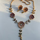 Surajmukhi Enameled Necklace Set VNN641