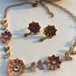 Surajmukhi Enameled Necklace Set VNN641