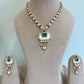 MOP Rubi Chauki Necklace Set VNN650