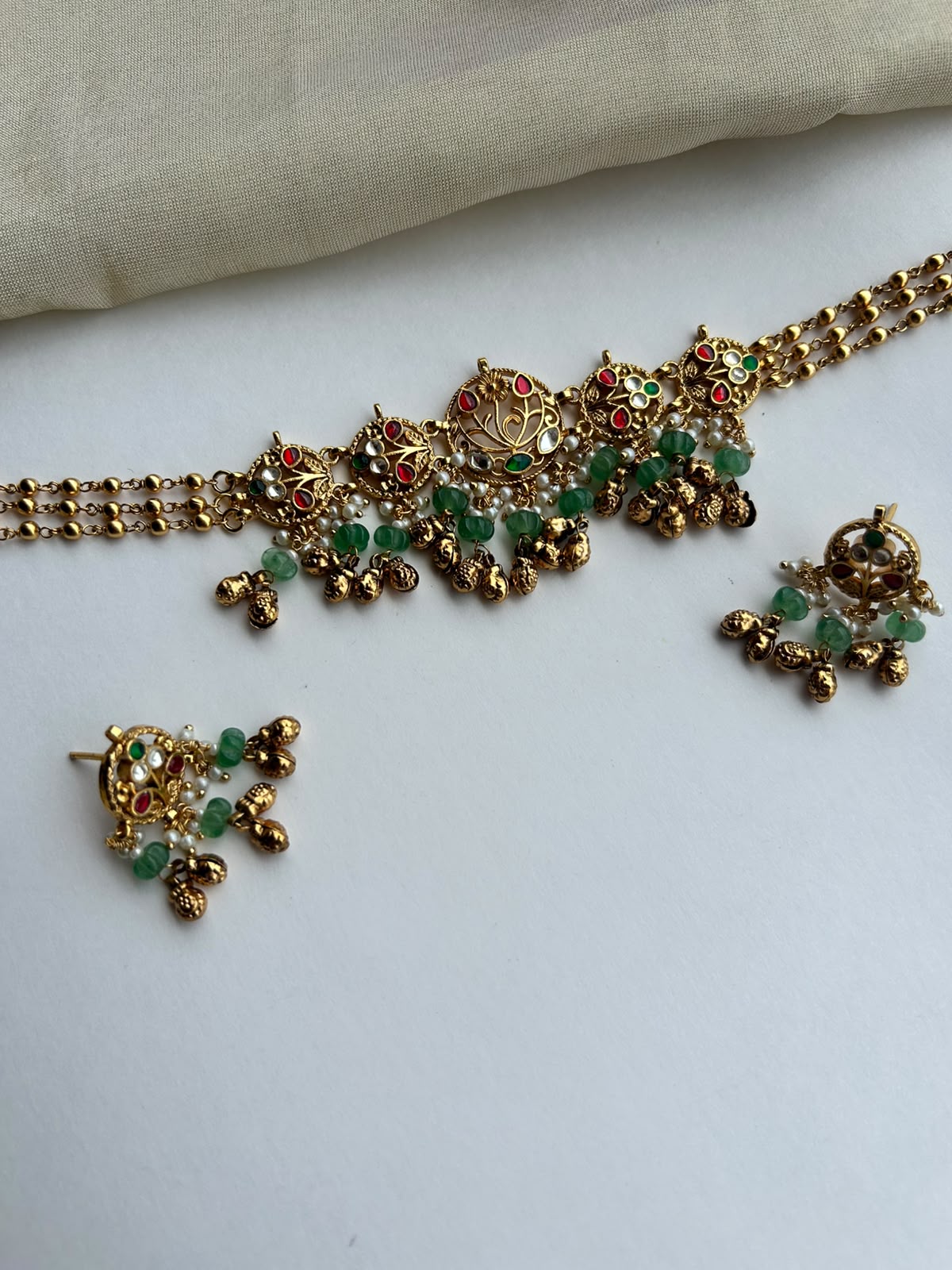 Heritage Guttapusalu Necklace Set VNN661