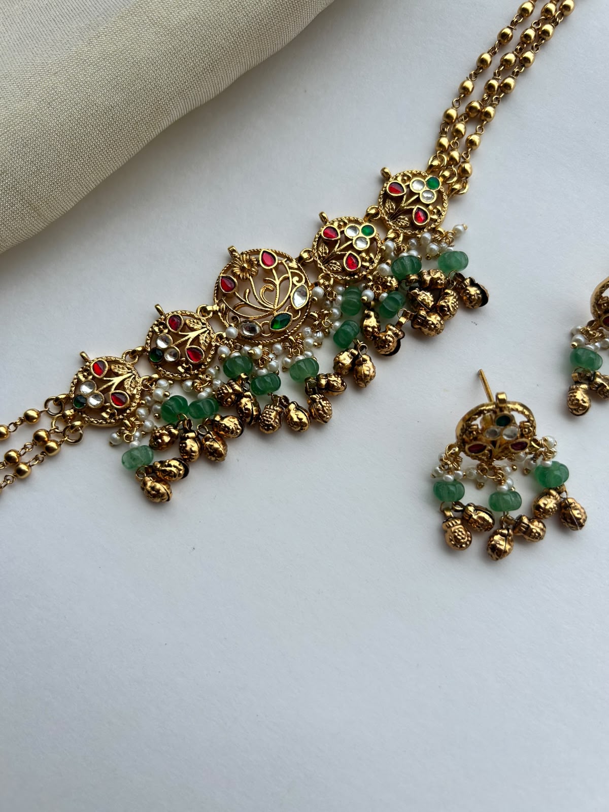 Heritage Guttapusalu Necklace Set VNN661
