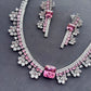 Pink Diamond Necklace Set VNN672