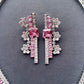 Pink Diamond Necklace Set VNN672