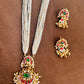 Flower Chand Jadau Pendant Set VNN676