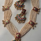 Turquoise Rubi Jadau Long Set VNN681