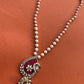 Mayur Dull Pendant Rubi Pearl Long Set VNN693