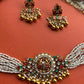 Heritage Lotus Jadau Choker Set VNN695