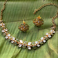 Pastel Green Moissanite Necklace Set VNN696