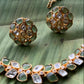 Pastel Green Moissanite Necklace Set VNN696