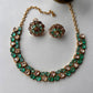Moissanite Tanzanite Necklace Set VNN698