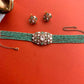 Pastel Green Moissanite Choker Set VNN699