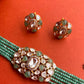 Pastel Green Moissanite Choker Set VNN699