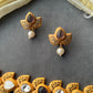 Leaf Carved Choker Set VNN714