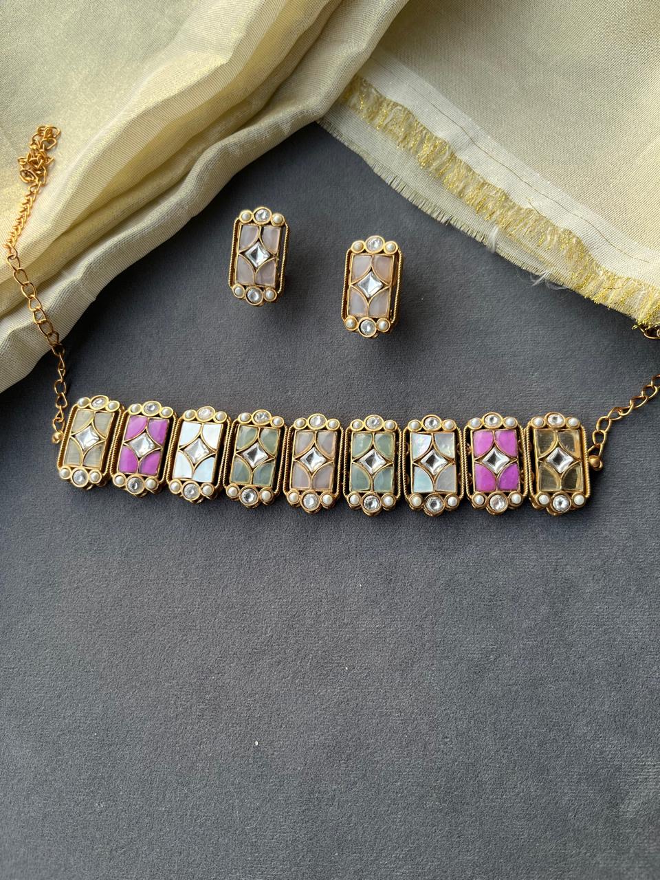 Rectangular Chokar Set VNN715
