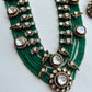 Victorian Polki Green Mala Set VNN720