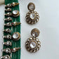 Victorian Polki Green Mala Set VNN720