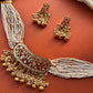 Jodha White Choker Set VNN729