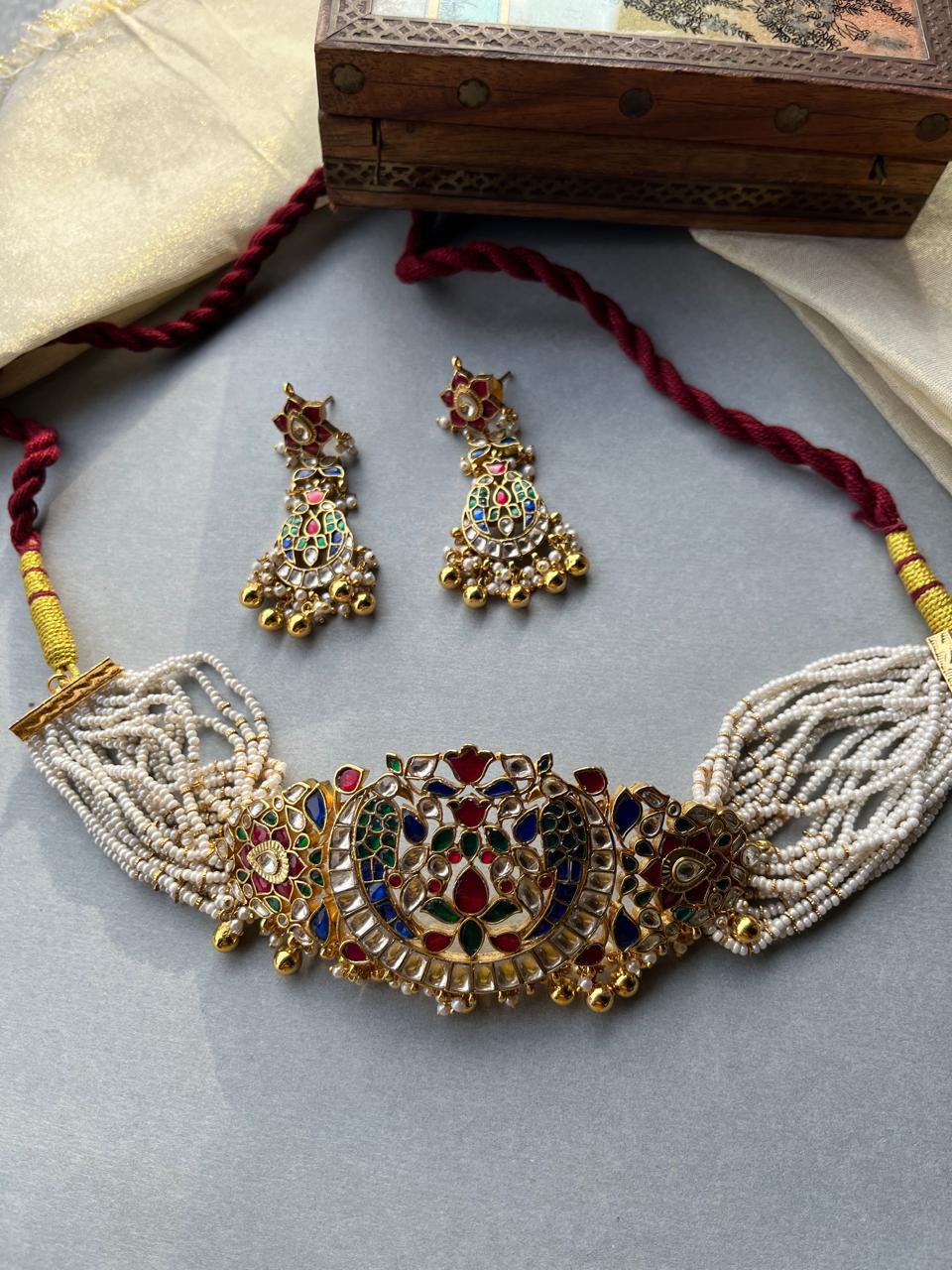 Ameera Kundan Choker set VNN738
