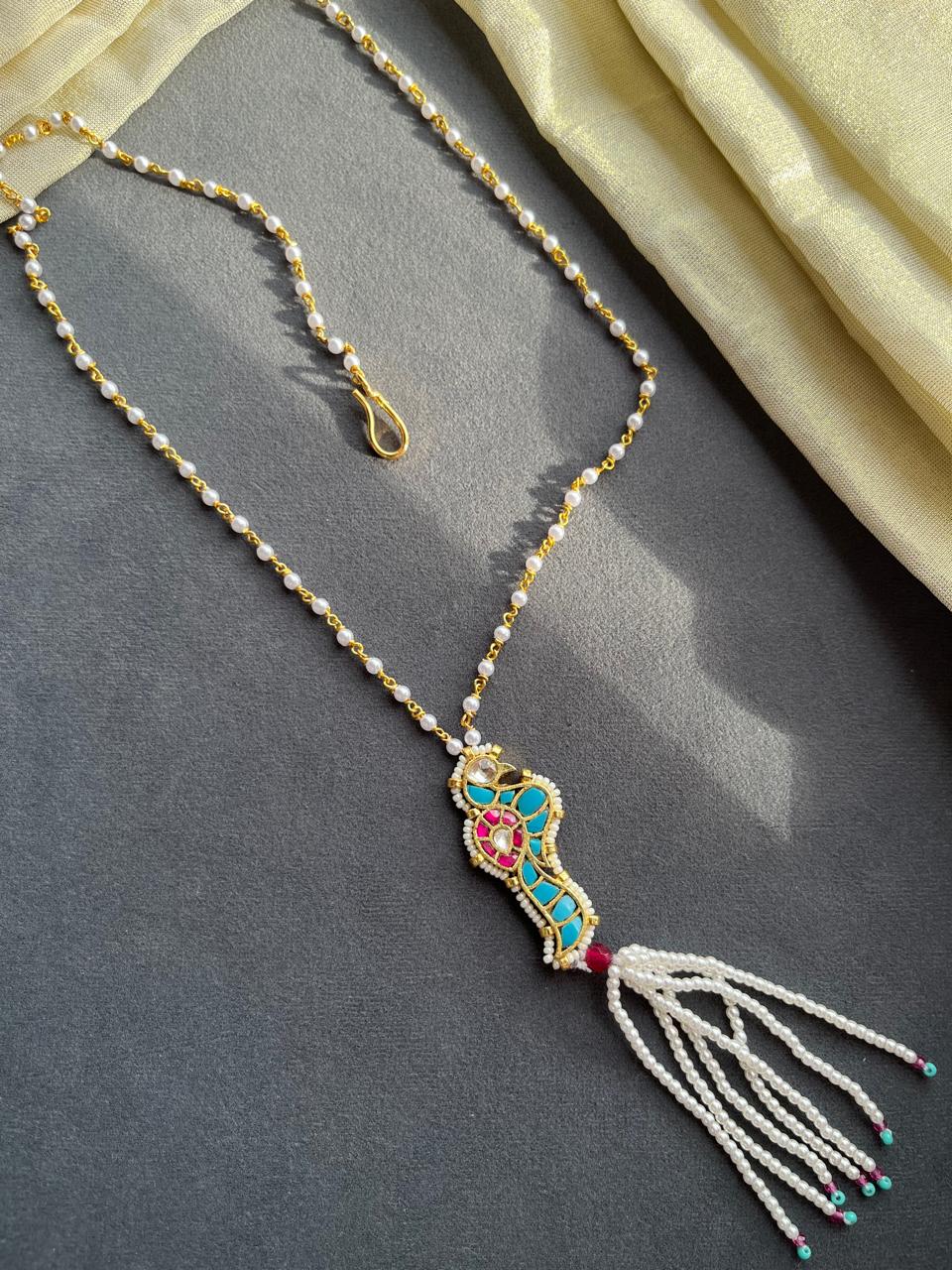 Peacock Tassel Necklace VNN739