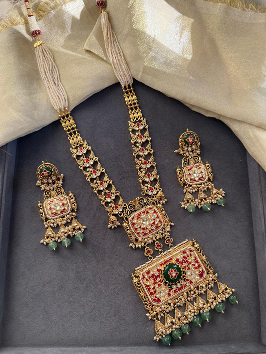 Heritage Meenakari Long Set VNN745