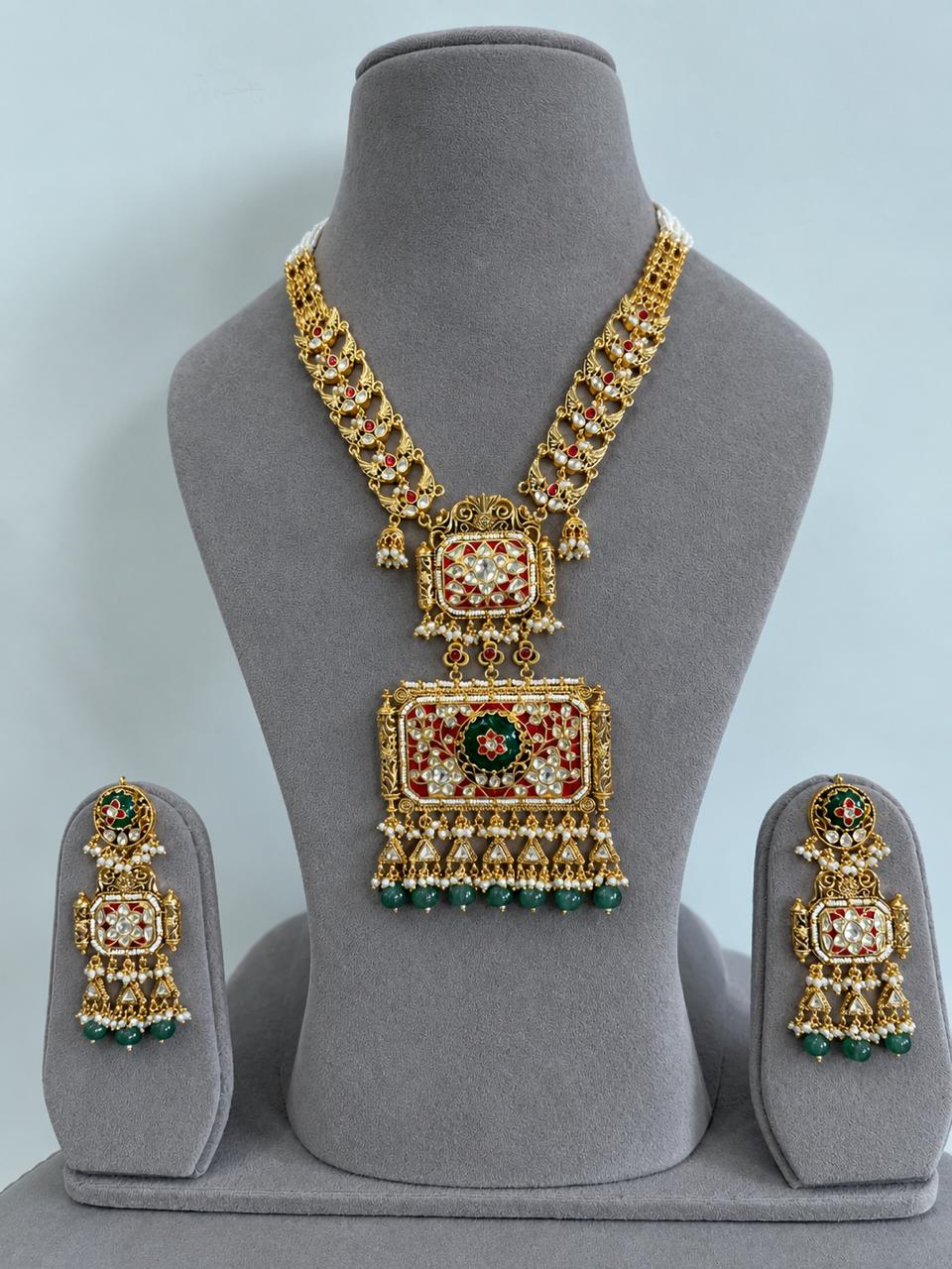Heritage Meenakari Long Set VNN745