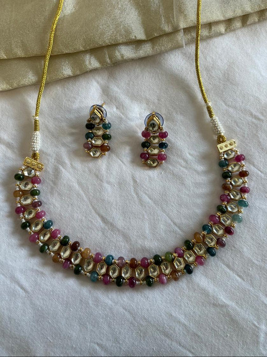 Takkar Multi Pearl Choker Set VNN748