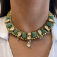 Green Stone Vrunda Necklace Set VNN758