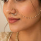 Polki Pearl Chain Nath VNNR039