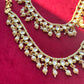White Jadau Pearl Payal VNP005